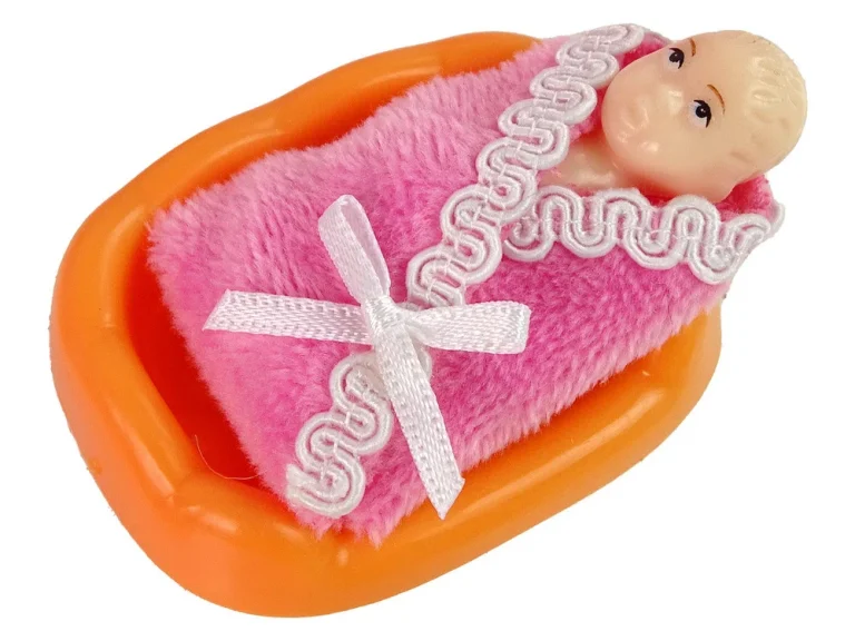 Trudna Lutka S Otvorenim Trbuhom Siva Haljina 5