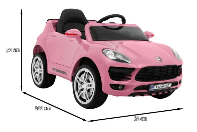 Turbo S Auto Na Akumulator S Daljinskim, Ružičasti 2