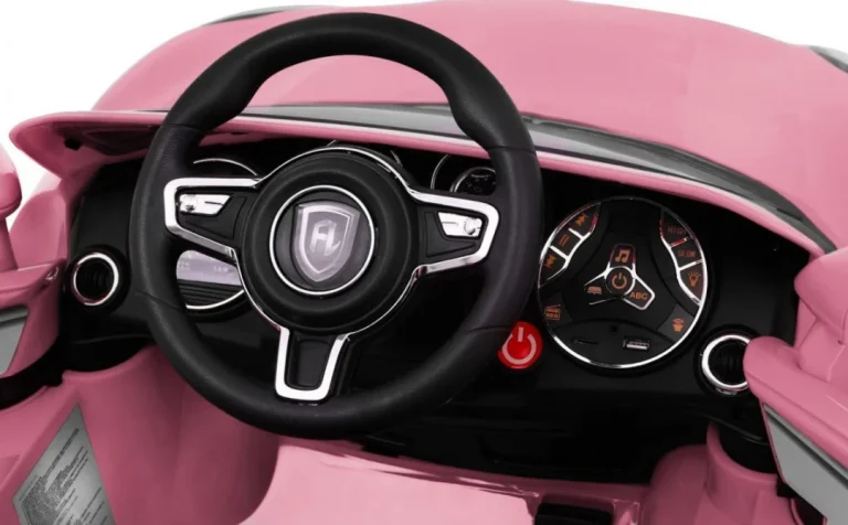 Turbo S Auto Na Akumulator S Daljinskim, Ružičasti 8
