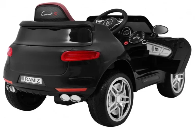 Turbo S Automobil Na Akumulator S Daljinskim, Crni 10
