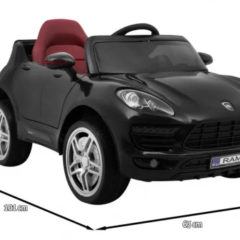 Turbo S Automobil Na Akumulator S Daljinskim, Crni 2