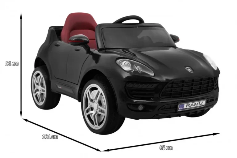 Turbo S Automobil Na Akumulator S Daljinskim, Crni 2