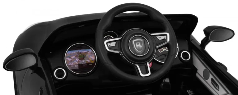 Turbo S Automobil Na Akumulator S Daljinskim, Crni 8