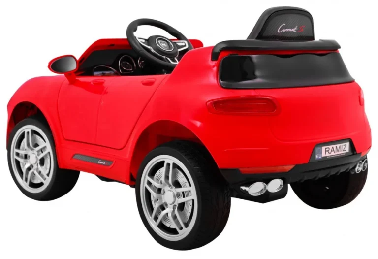 Turbo S Automobil Na Baterije Za Djecu Crveni Suv + Daljinski Upravljač, Crvena 5