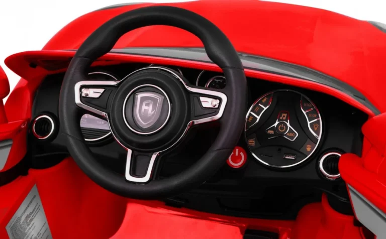 Turbo S Automobil Na Baterije Za Djecu Crveni Suv + Daljinski Upravljač, Crvena 8