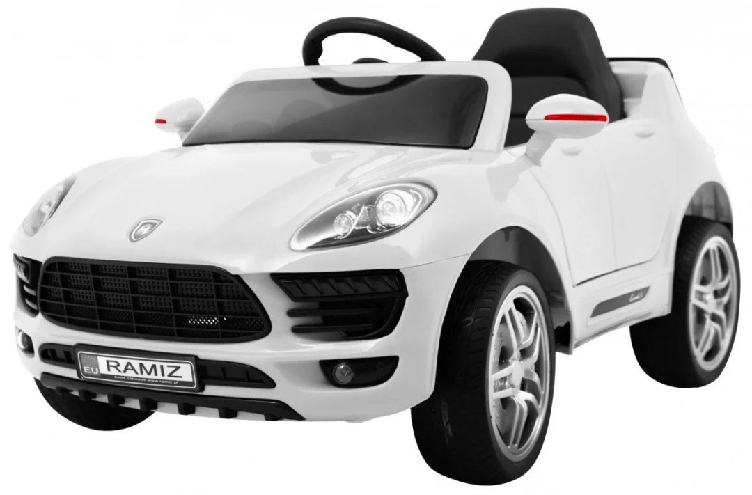 Turbo S Dječji Automobil Na Baterije, Bijeli + Daljinski Upravljač + Spori Start + Eva, Bijela 1