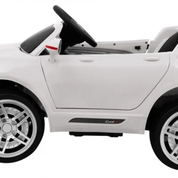 Turbo S Dječji Automobil Na Baterije, Bijeli + Daljinski Upravljač + Spori Start + Eva, Bijela 4