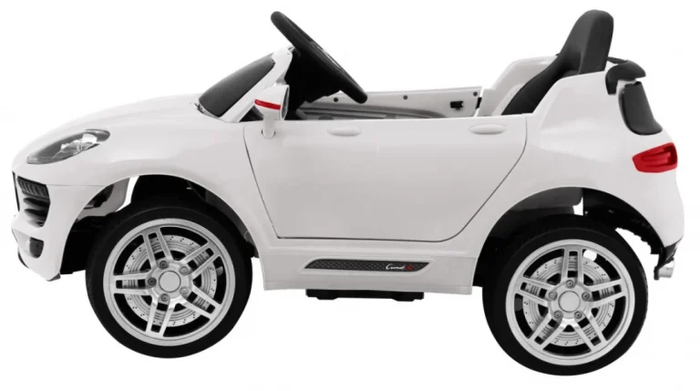 Turbo S Dječji Automobil Na Baterije, Bijeli + Daljinski Upravljač + Spori Start + Eva, Bijela 4