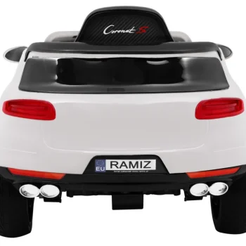 Turbo S Dječji Automobil Na Baterije, Bijeli + Daljinski Upravljač + Spori Start + Eva, Bijela 6