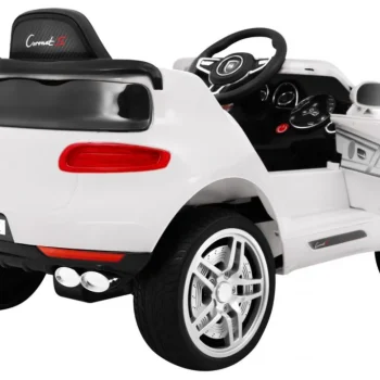 Turbo S Dječji Automobil Na Baterije, Bijeli + Daljinski Upravljač + Spori Start + Eva, Bijela 7