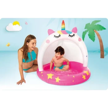 Tuš Kada U Obliku Mačke S Krovom 102 X 102 Cm Intex 58438 4
