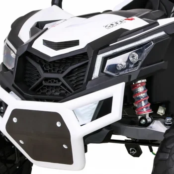 Utv Mx Dječji Akumulatorski Buggy Bijeli + 4x4 Pogon + Daljinski Upravljač + Audio Led + Kutija Za Pohranu + Eva + Spori Start, Bijela 11