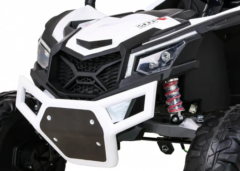 Utv Mx Dječji Akumulatorski Buggy Bijeli + 4x4 Pogon + Daljinski Upravljač + Audio Led + Kutija Za Pohranu + Eva + Spori Start, Bijela 11