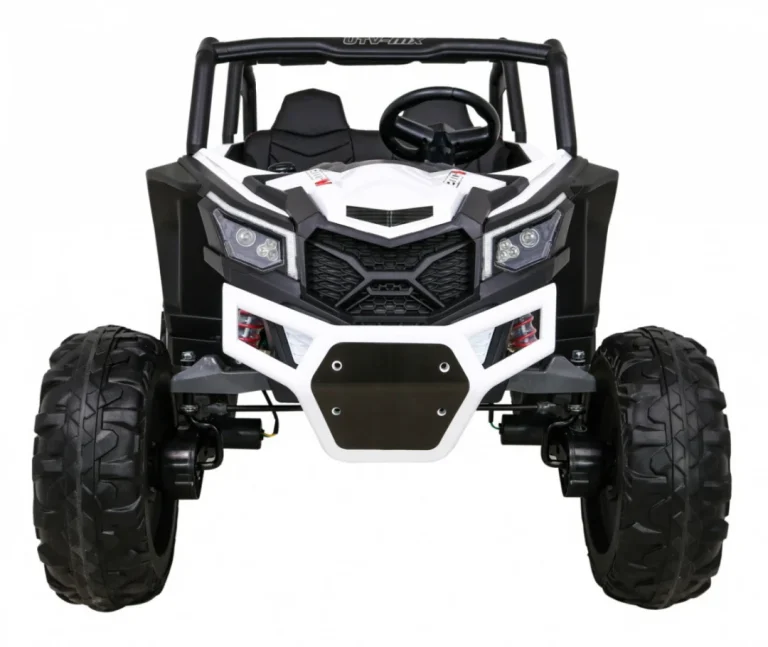 Utv Mx Dječji Akumulatorski Buggy Bijeli + 4x4 Pogon + Daljinski Upravljač + Audio Led + Kutija Za Pohranu + Eva + Spori Start, Bijela 3