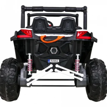 Utv Mx Dječji Akumulatorski Buggy Bijeli + 4x4 Pogon + Daljinski Upravljač + Audio Led + Kutija Za Pohranu + Eva + Spori Start, Bijela 8