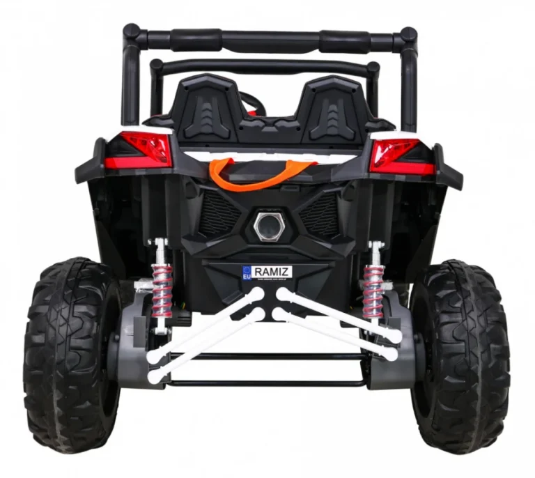 Utv Mx Dječji Akumulatorski Buggy Bijeli + 4x4 Pogon + Daljinski Upravljač + Audio Led + Kutija Za Pohranu + Eva + Spori Start, Bijela 8