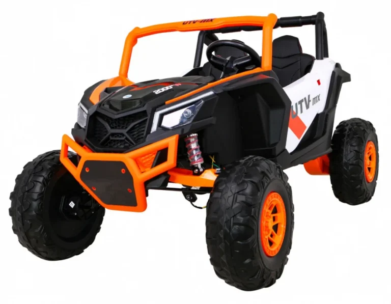 Utv Mx Baterijski Buggy Za Djecu Narančasti + 4x4 Pogon + Daljinski Upravljač + Audio Led + Kutija 1