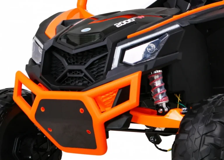 Utv Mx Baterijski Buggy Za Djecu Narančasti + 4x4 Pogon + Daljinski Upravljač + Audio Led + Kutija 12