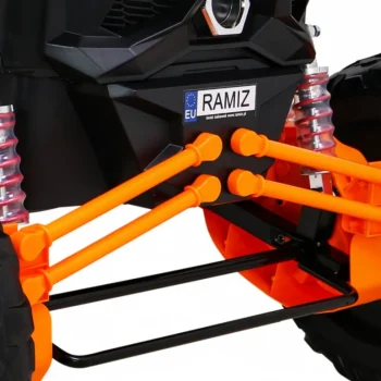Utv Mx Baterijski Buggy Za Djecu Narančasti + 4x4 Pogon + Daljinski Upravljač + Audio Led + Kutija 14