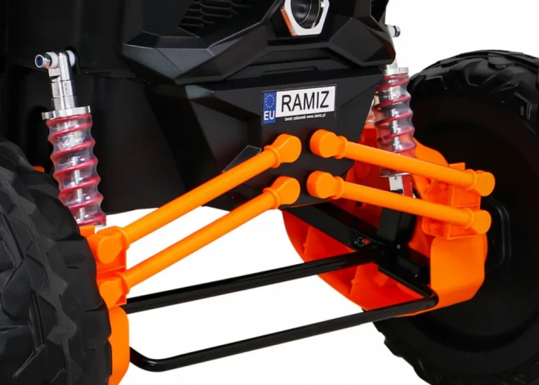Utv Mx Baterijski Buggy Za Djecu Narančasti + 4x4 Pogon + Daljinski Upravljač + Audio Led + Kutija 14