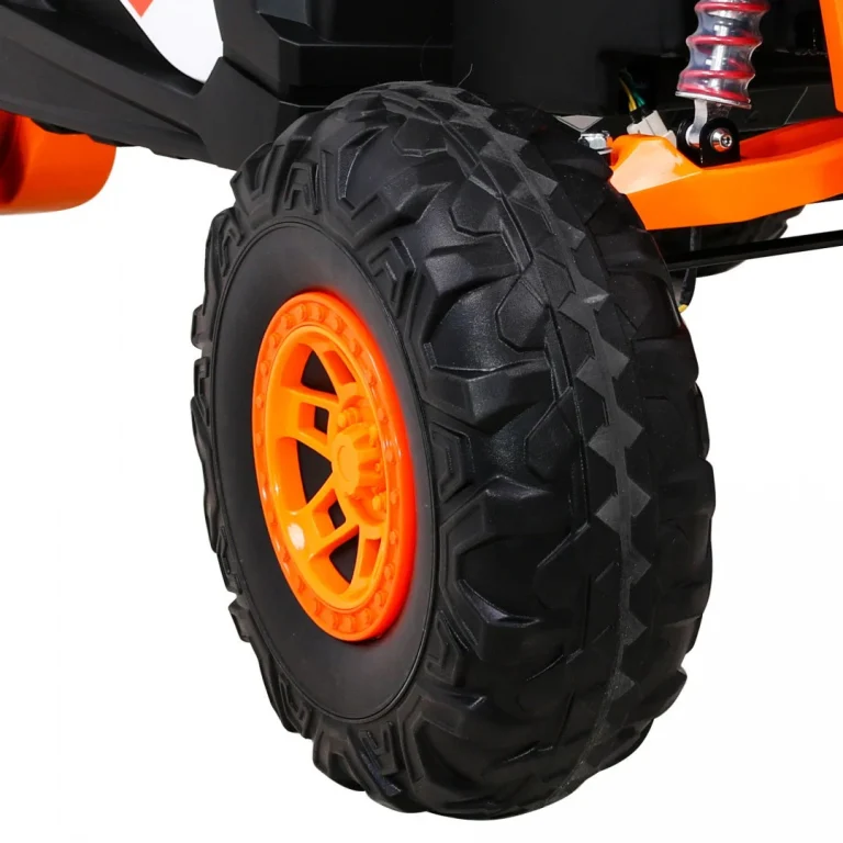 Utv Mx Baterijski Buggy Za Djecu Narančasti + 4x4 Pogon + Daljinski Upravljač + Audio Led + Kutija 17