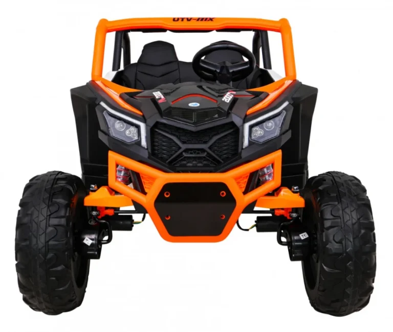 Utv Mx Baterijski Buggy Za Djecu Narančasti + 4x4 Pogon + Daljinski Upravljač + Audio Led + Kutija 3