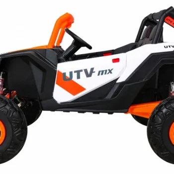 Utv Mx Baterijski Buggy Za Djecu Narančasti + 4x4 Pogon + Daljinski Upravljač + Audio Led + Kutija 4