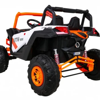Utv Mx Baterijski Buggy Za Djecu Narančasti + 4x4 Pogon + Daljinski Upravljač + Audio Led + Kutija 5