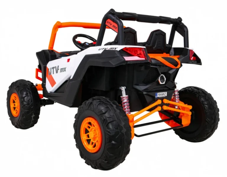 Utv Mx Baterijski Buggy Za Djecu Narančasti + 4x4 Pogon + Daljinski Upravljač + Audio Led + Kutija 5