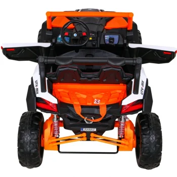 Utv Mx Baterijski Buggy Za Djecu Narančasti + 4x4 Pogon + Daljinski Upravljač + Audio Led + Kutija 7