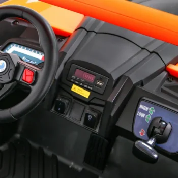 Utv Mx Baterijski Buggy Za Djecu Narančasti + 4x4 Pogon + Daljinski Upravljač + Audio Led + Kutija 8