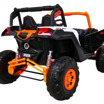 Utv Mx Baterijski Buggy Za Djecu Narančasti + 4x4 Pogon + Daljinski Upravljač + Audio Led + Kutija 9