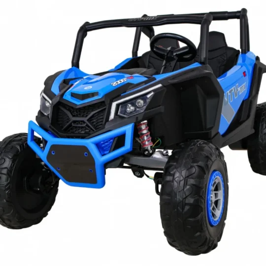 Utv Mx Baterijski Buggy Za Djecu Plavi + 4x4 Pogon + Daljinski Upravljač + Audio Led + Kutija Za Pohranu + Eva + Spori Start, Plava 1