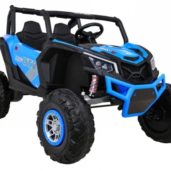 Utv Mx Baterijski Buggy Za Djecu Plavi + 4x4 Pogon + Daljinski Upravljač + Audio Led + Kutija Za Pohranu + Eva + Spori Start, Plava 10