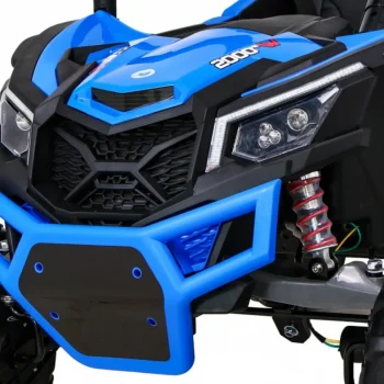 Utv Mx Baterijski Buggy Za Djecu Plavi + 4x4 Pogon + Daljinski Upravljač + Audio Led + Kutija Za Pohranu + Eva + Spori Start, Plava 11