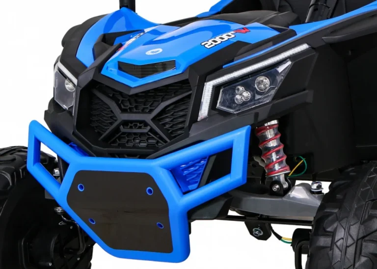 Utv Mx Baterijski Buggy Za Djecu Plavi + 4x4 Pogon + Daljinski Upravljač + Audio Led + Kutija Za Pohranu + Eva + Spori Start, Plava 11