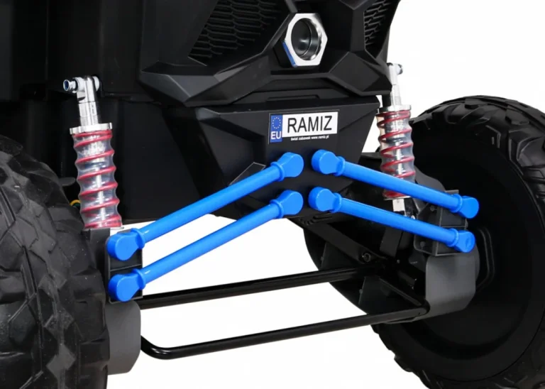 Utv Mx Baterijski Buggy Za Djecu Plavi + 4x4 Pogon + Daljinski Upravljač + Audio Led + Kutija Za Pohranu + Eva + Spori Start, Plava 13
