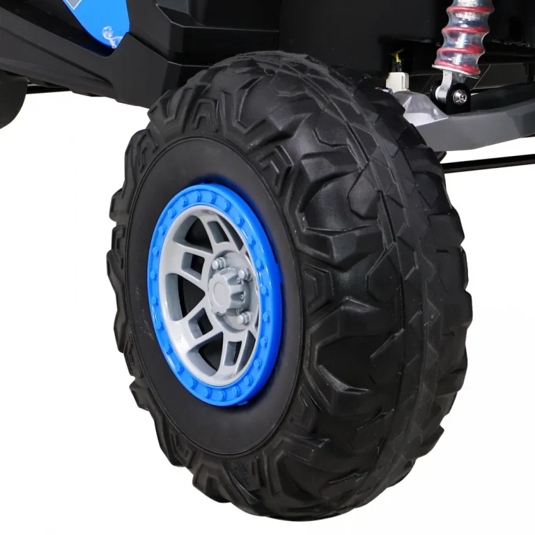 Utv Mx Baterijski Buggy Za Djecu Plavi + 4x4 Pogon + Daljinski Upravljač + Audio Led + Kutija Za Pohranu + Eva + Spori Start, Plava 16