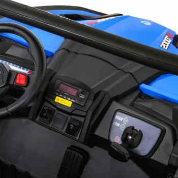 Utv Mx Baterijski Buggy Za Djecu Plavi + 4x4 Pogon + Daljinski Upravljač + Audio Led + Kutija Za Pohranu + Eva + Spori Start, Plava 8