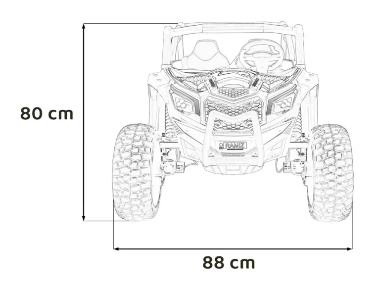 Utv X3 Off Road Plava 3