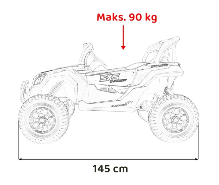 Utv X3 Off Road Plava 4