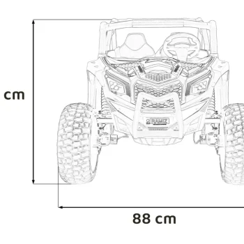 Utv X3 Terenska Narančasta 2