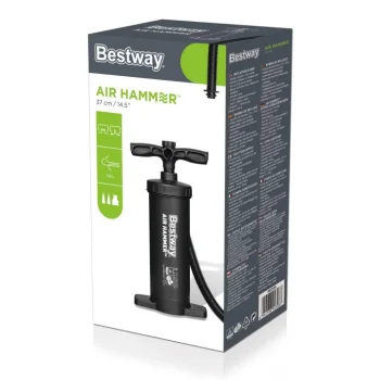 Učinkovita Bestway Klipna Ručna Pumpa 2,8 L/ciklus + 3 Nastavka 8