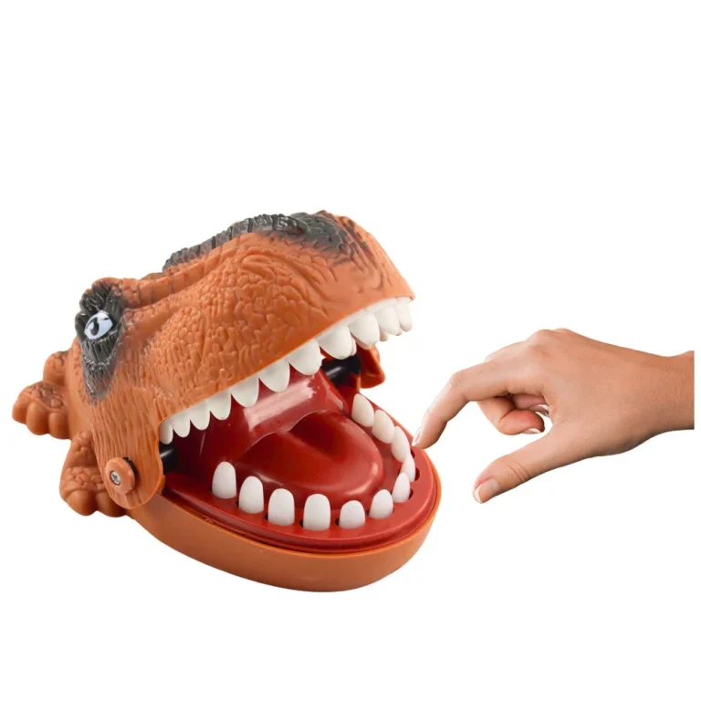 Ugriz Napadajući Dinosaur Smeđa Arkadna Igra 2