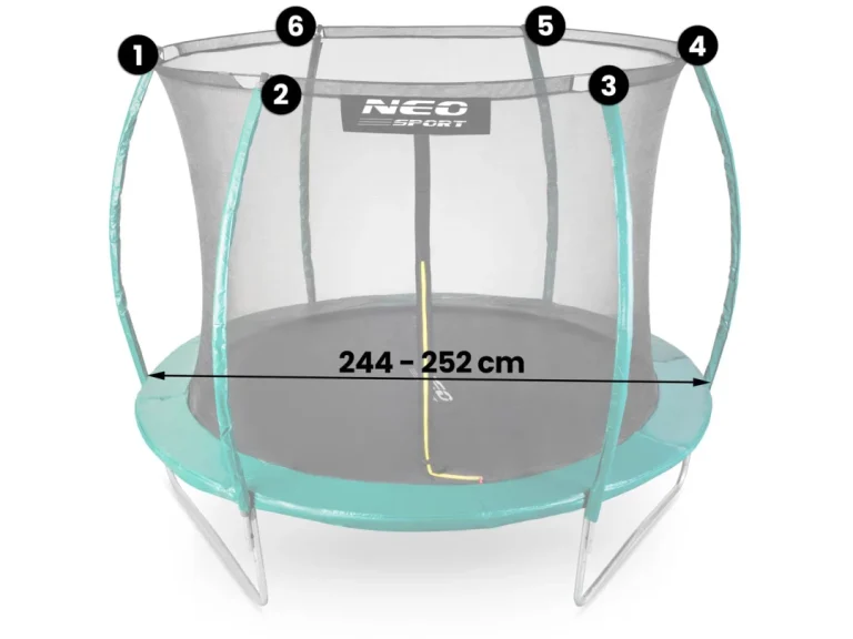 Unutarnja Mreža Za Trampolin Neo Sport 252 Cm, 8 Stopa 2