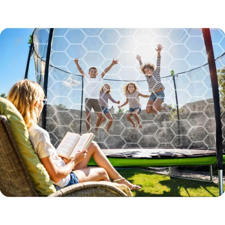 Unutarnja Mreža Za Trampolin Neo Sport, 312 Cm, 10 Stopa, Siva 10