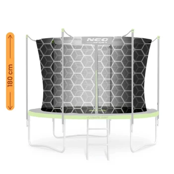 Unutarnja Mreža Za Trampolin Neo Sport, 312 Cm, 10 Stopa, Siva 9