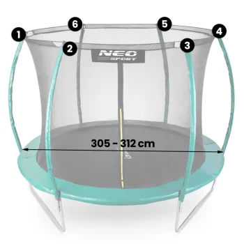 Unutarnja Mreža Za Trampolin Neo Sport 312 Cm, 10 Stopa 2