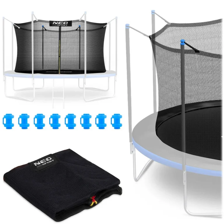 Unutarnja Mreža Za Trampolin Neo Sport, 374 Cm, 12 Stopa, Siva, Var. Ns 12w 241 Sw 1