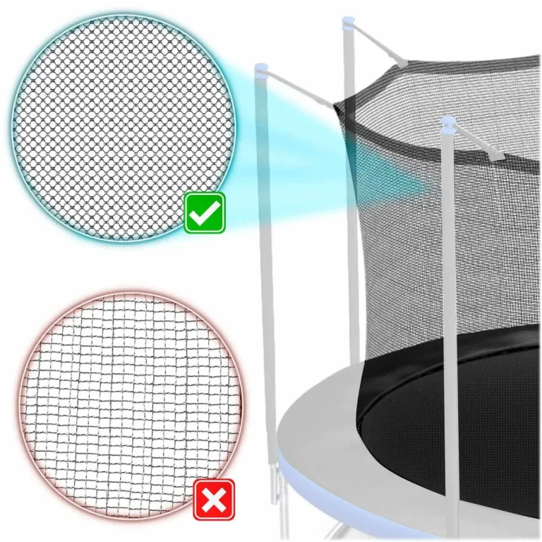 Unutarnja Mreža Za Trampolin Neo Sport, 374 Cm, 12 Stopa, Siva, Var. Ns 12w 241 Sw 5